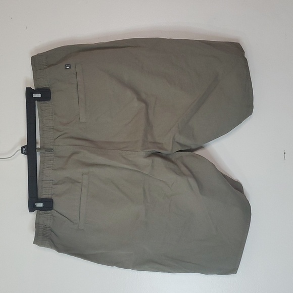 LinkSoul Tempus Fugit Green Cotton Mens Shorts Size XXL Tie Waist Chino - Picture 4 of 11